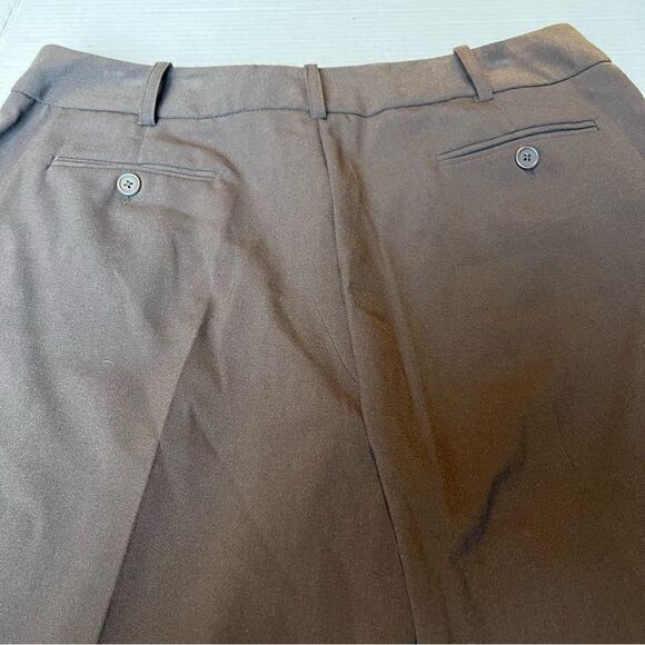 Larry Levine Stretch pants Size 10 Chocolate NWT 5 pockets belt loops - Picture 8 of 11